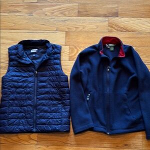 Boys Lands’ End & LL Bean vest/jacket